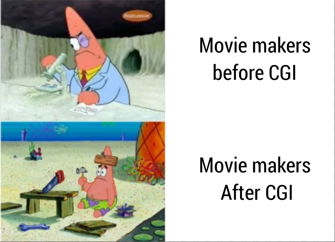 They used to do crazy shit to get impossible shots before cgi - meme