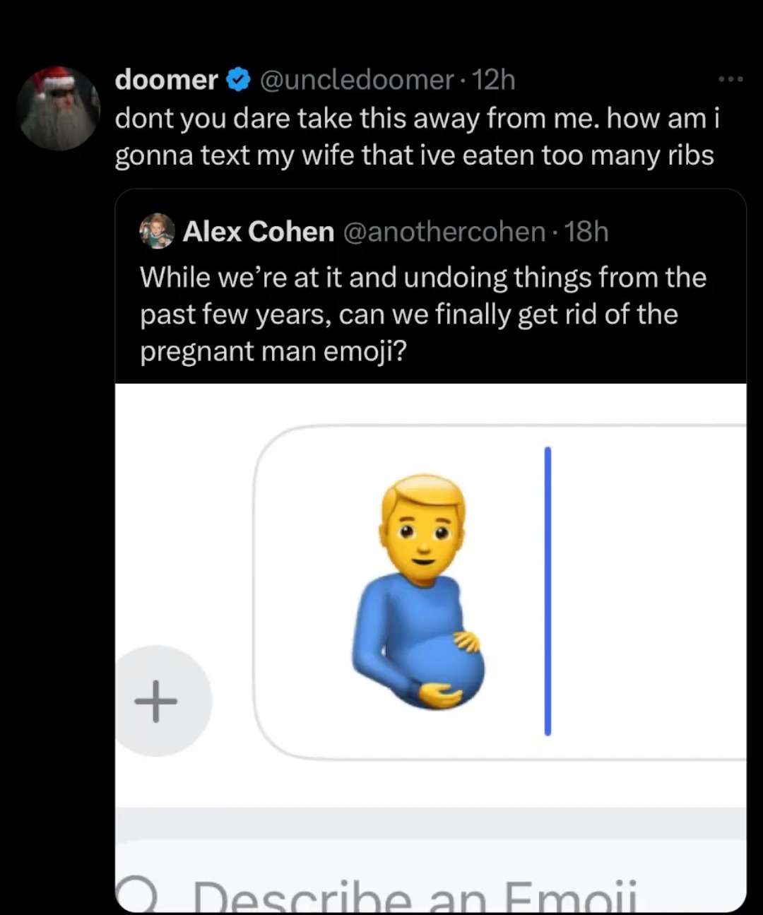 Is there any other reason to have this cursed emoji? - meme