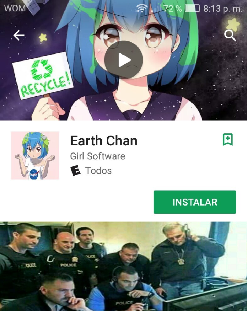 Earth chan XD - meme