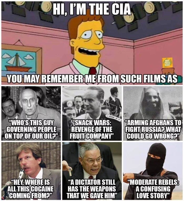 CIA is trash - meme
