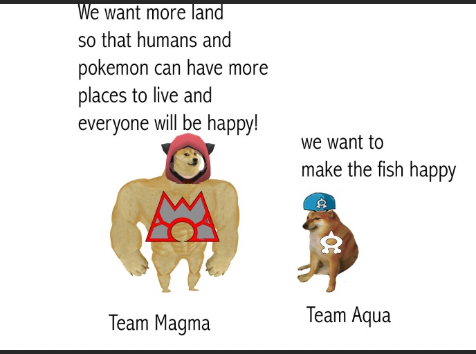 based team magma - meme