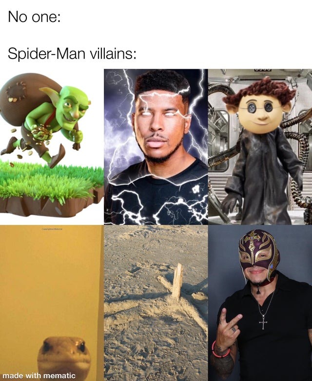 Spider-Man villains - meme