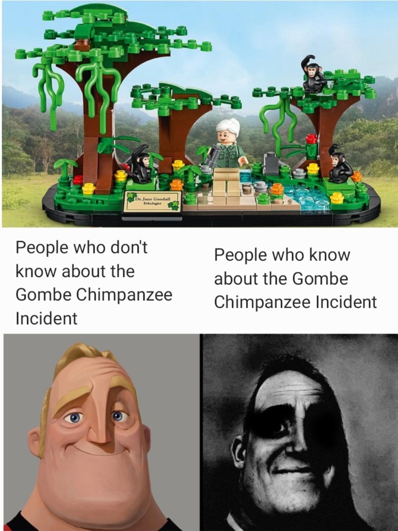 Chimps be chimpin - meme
