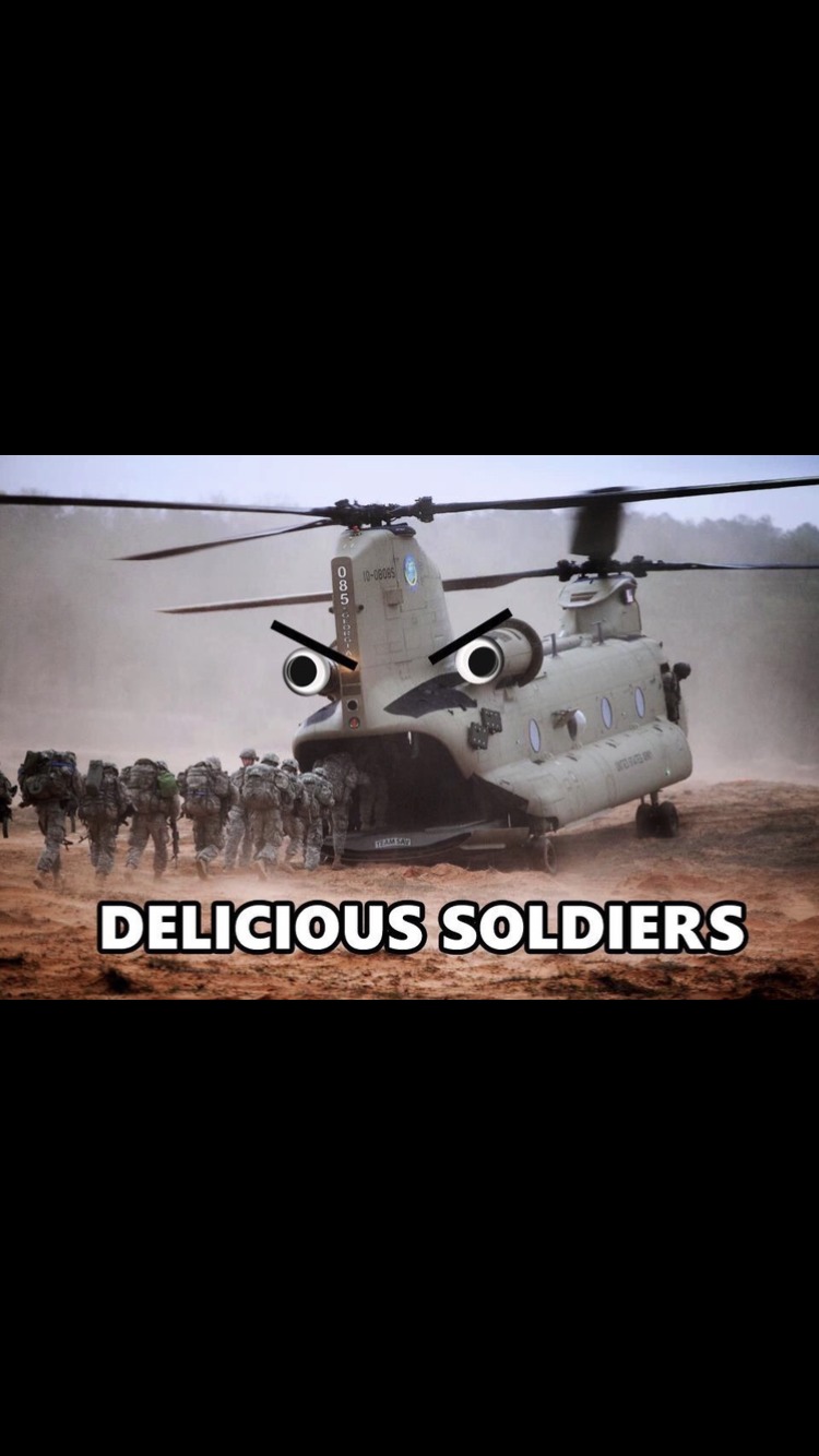 Delicious Soldiers - meme