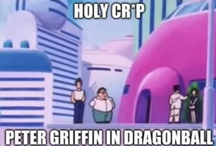 Peter Griffin in Dragon Ball - meme