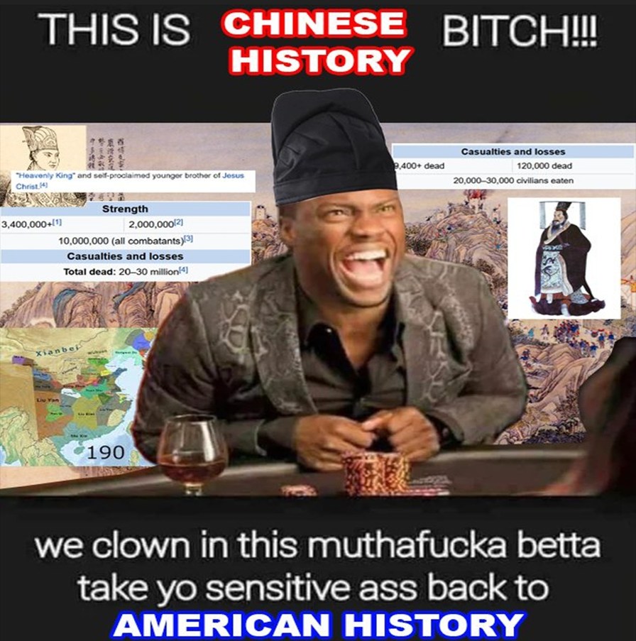 Chinese be wildin' - meme