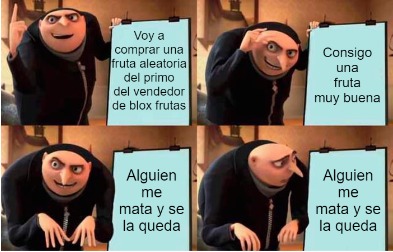 Gru juega blox fruits - meme