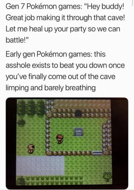 Early gen Pokemon was the best - meme