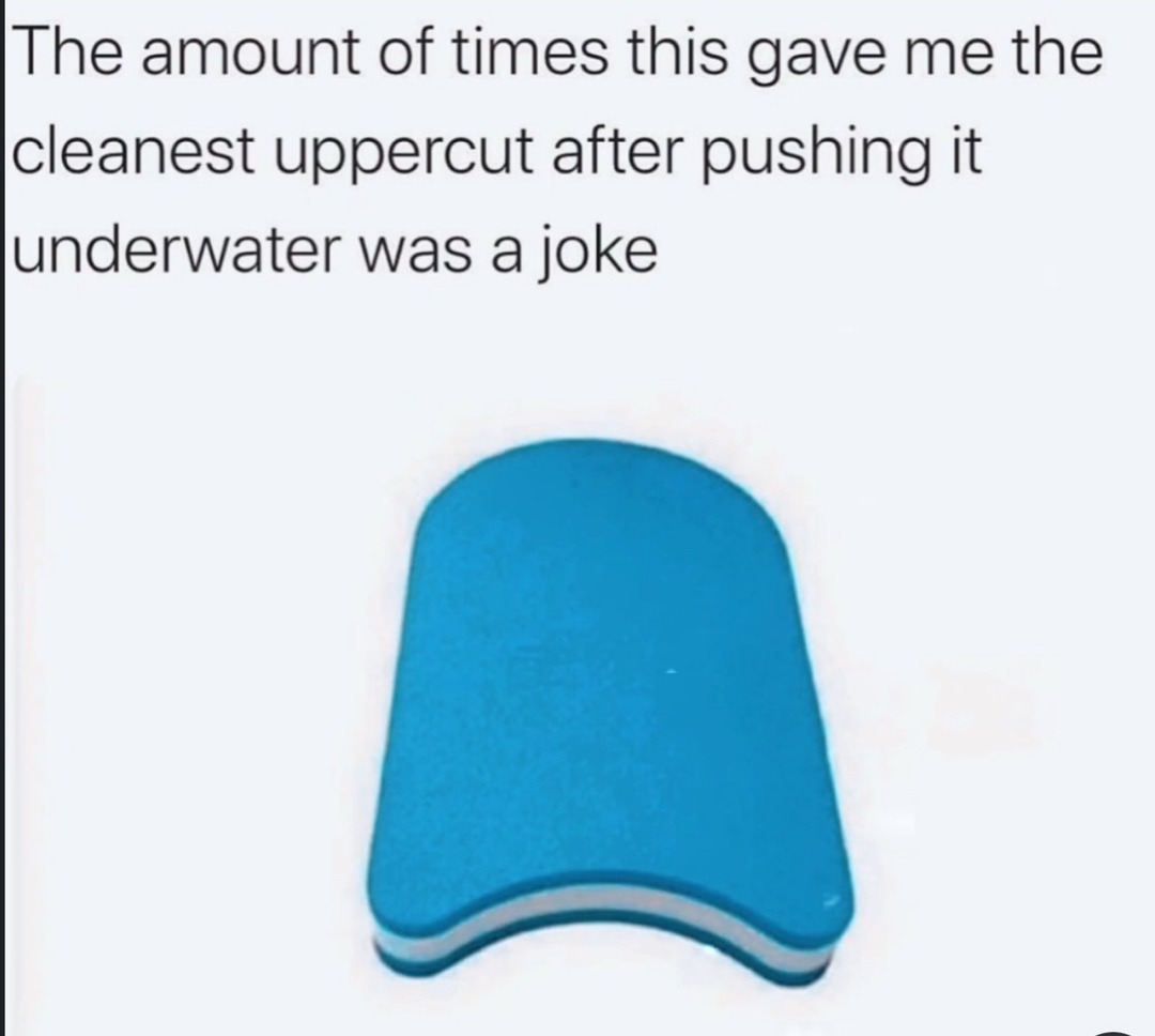 pool toy said uppercut then dipped - meme