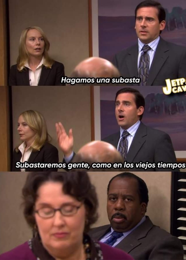 También se subastaban blancos para v!0|arlos - meme