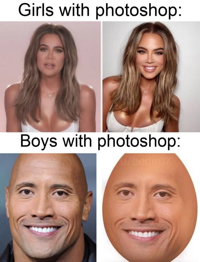 Boys with photoshop - meme