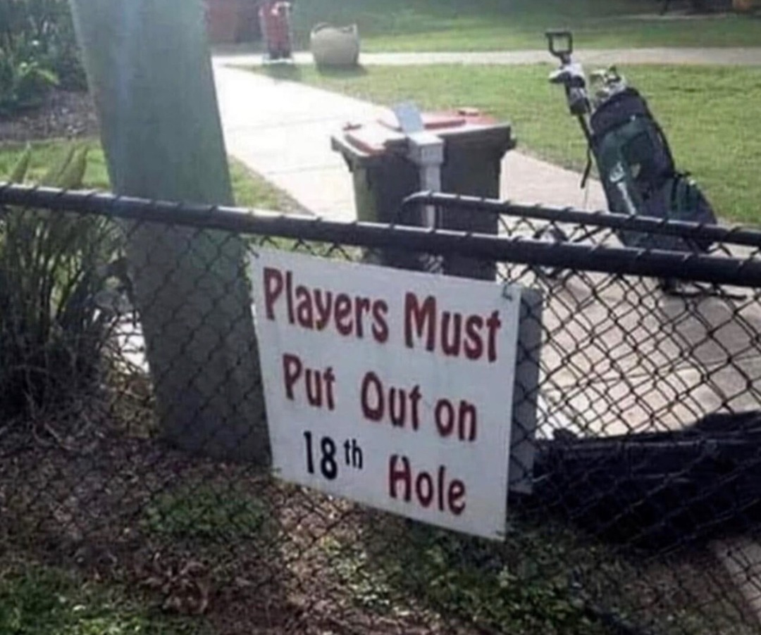 golfing, anyone? - meme