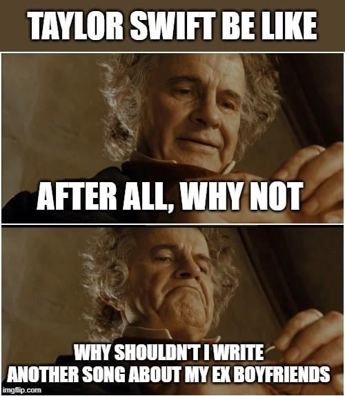 Taylor Swift music meme