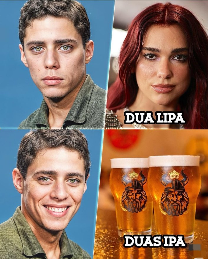 Aaaiiinnn, ele não gosta de cerveja de milho - meme