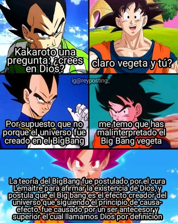 Goku vs ateo 1 - meme