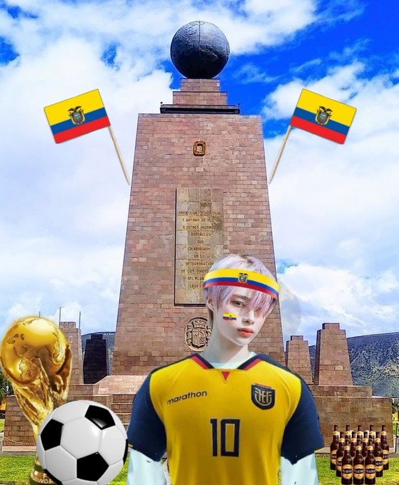No parece muy Ecuatoriano este fan, les toca contra Países bajos - meme