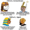 The virgin faraón de Perú vs the chad Faraón de Egipto
