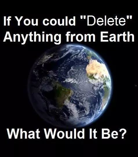 Delete the Earth - meme