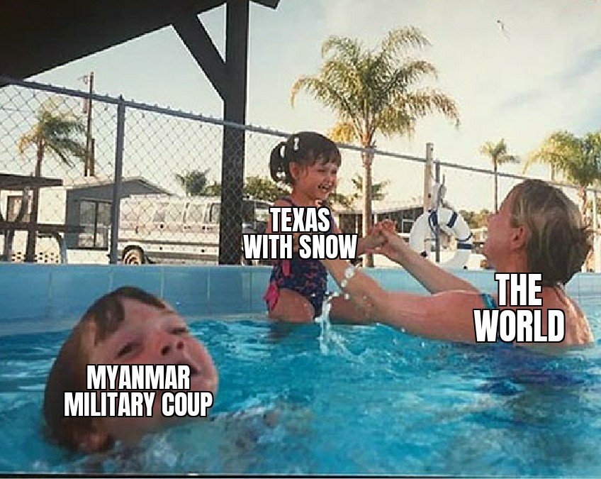 DON'T REJECT THIS, MOD. People are getting arrested for no reason in Myanmar - meme