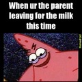 # my dads gone ## my new dad is Patrick ### I like milk