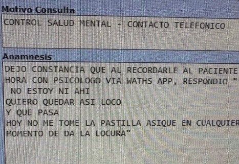 medica dando cita para el psicólogo - meme