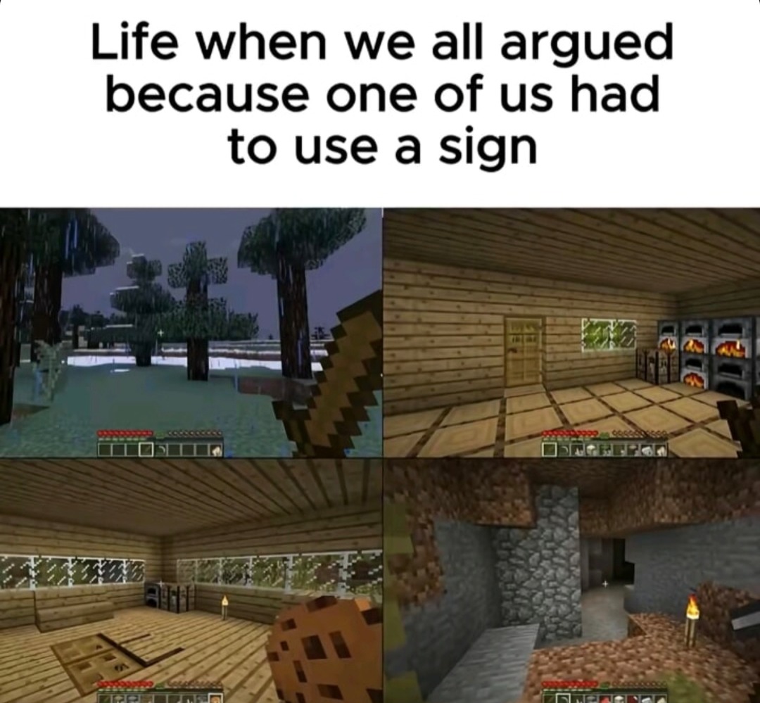 When life turns into an argument over who’s using the sign - meme