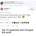 Top 10 speeches