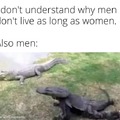 why men don't live as long as women