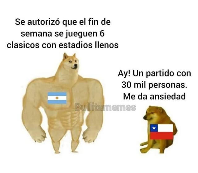 Argentina vs Chile - meme