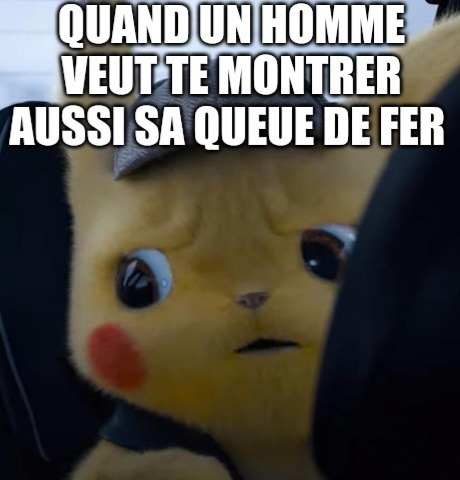 Pikachu attaque : queue de fer - meme