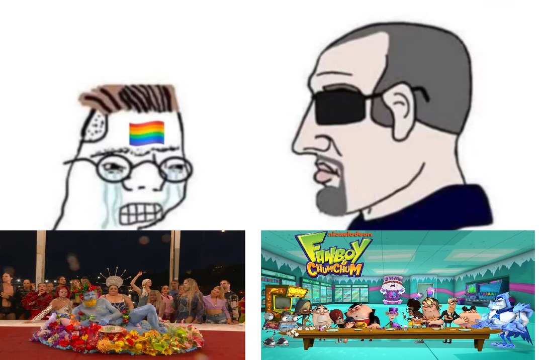 Joder, pero que irrespetuosos y repulsivos, esto va más allá de que si son gays o no. - meme