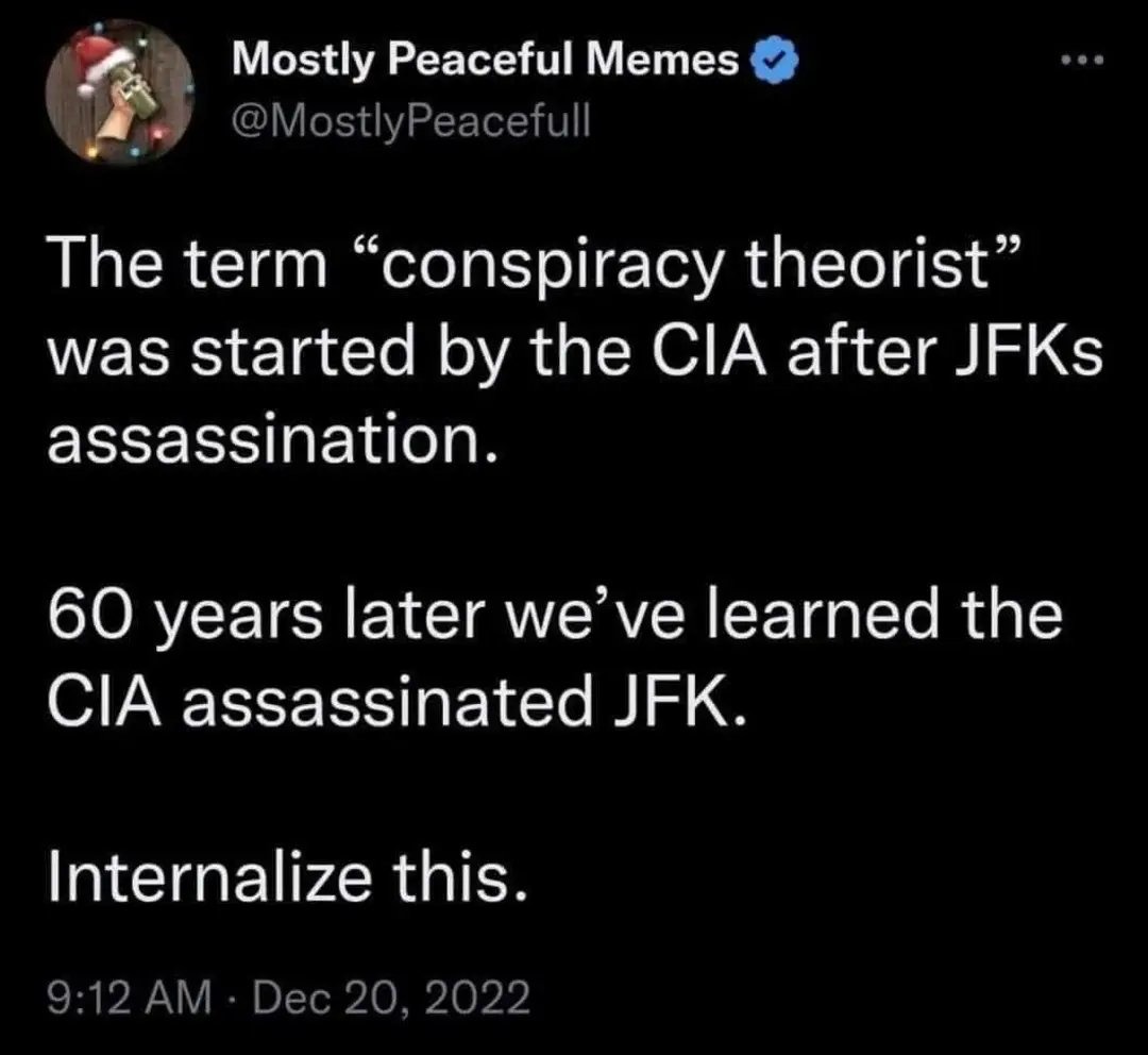Conspiracy theorist - meme