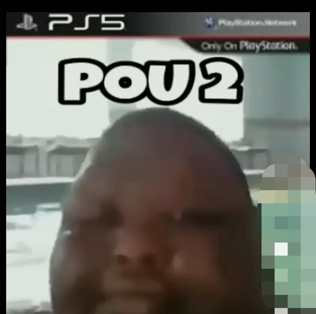 Jugué todo Pou y nunca salió: - meme