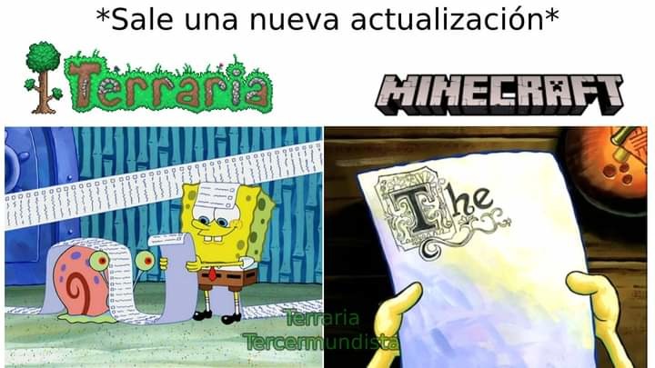 Terraria tercermundista - meme