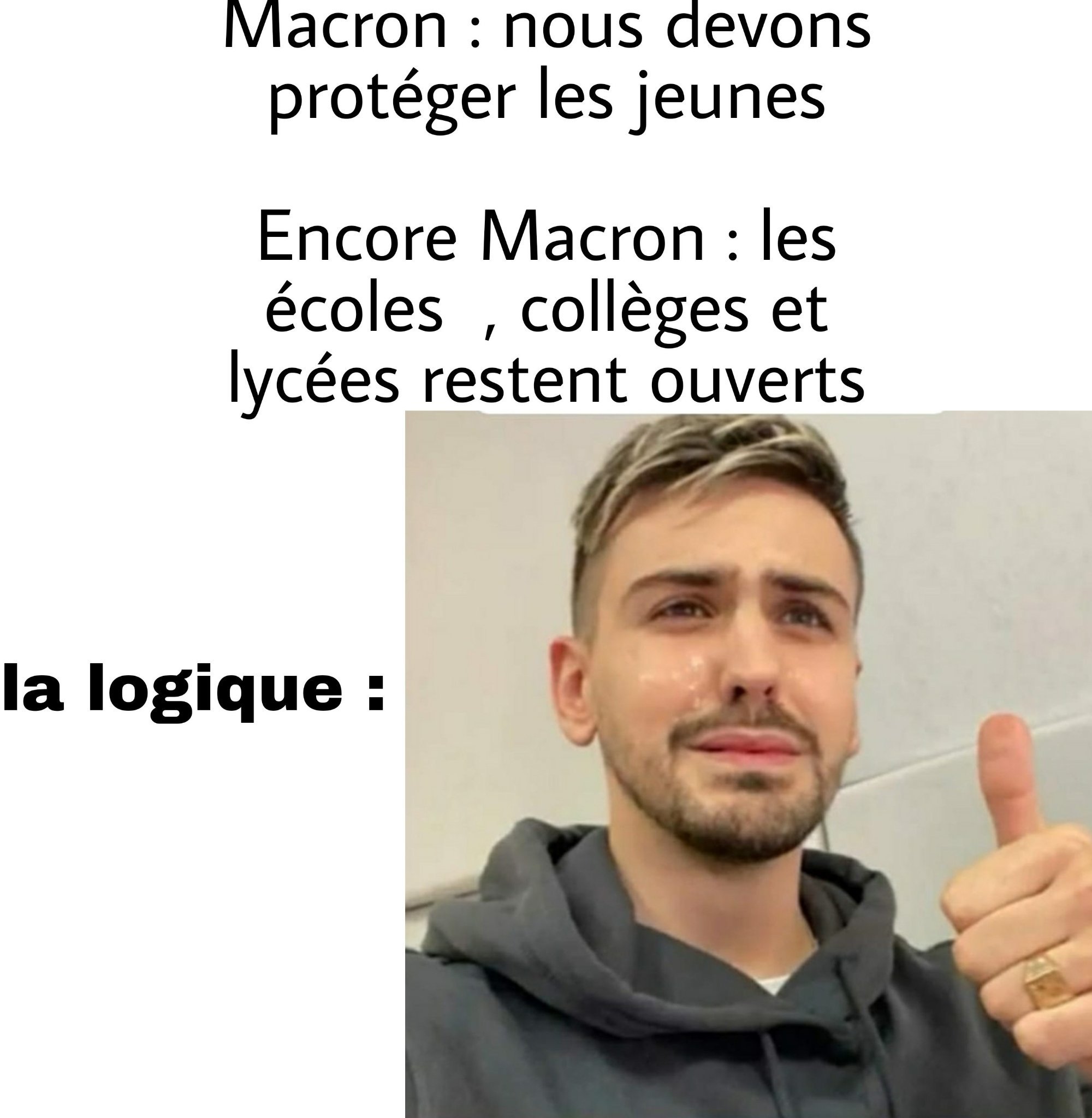 Macron et la logique - meme