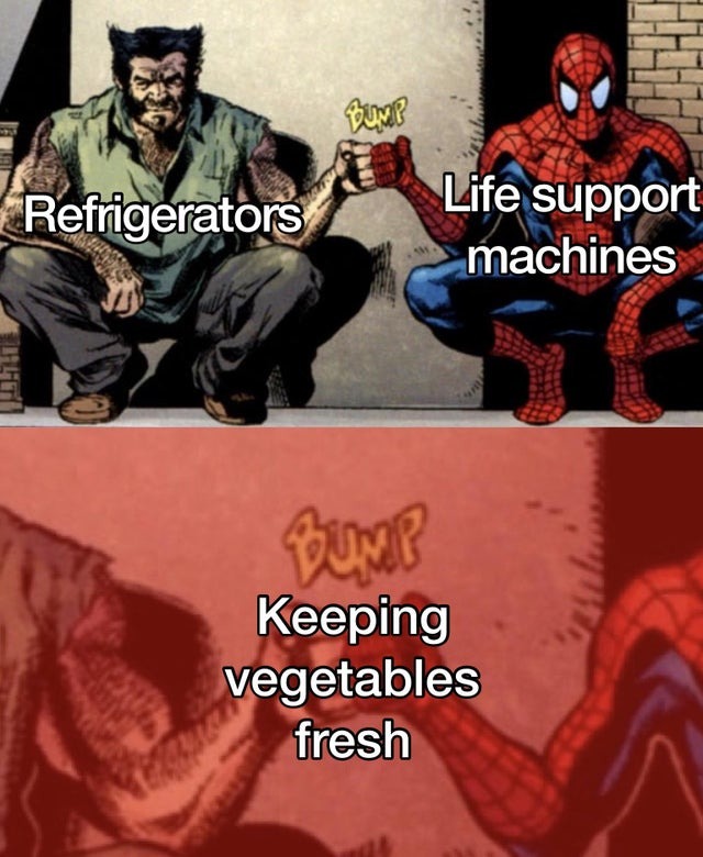 Keeping vegetables fresh - meme