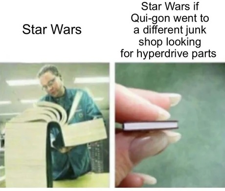 Star Wars if - meme