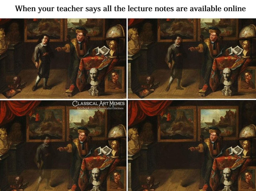 week 3, and it’s like my class has been hit by the black plague - meme