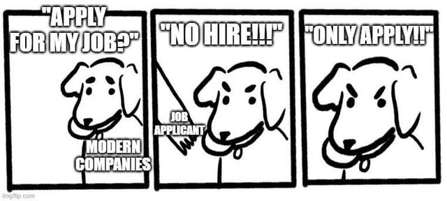 Job search be like - meme
