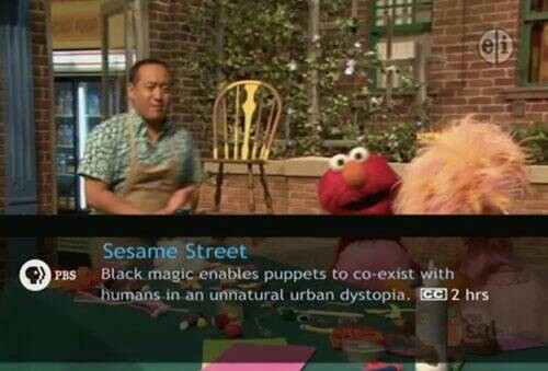 Sesame Street did seem a little strange now that I think about it - meme