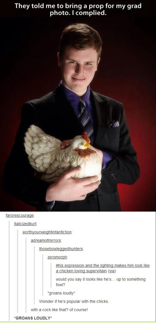 Teh evil chicken. - meme