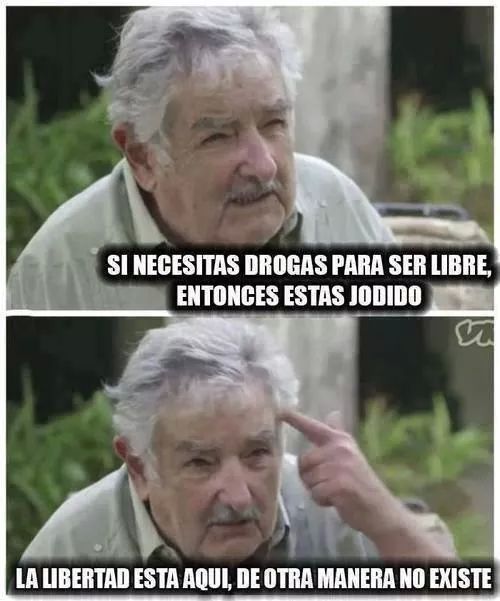 Mujica, un verdadero presidente - meme