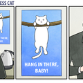 Business cat :D !!!! Hang in there