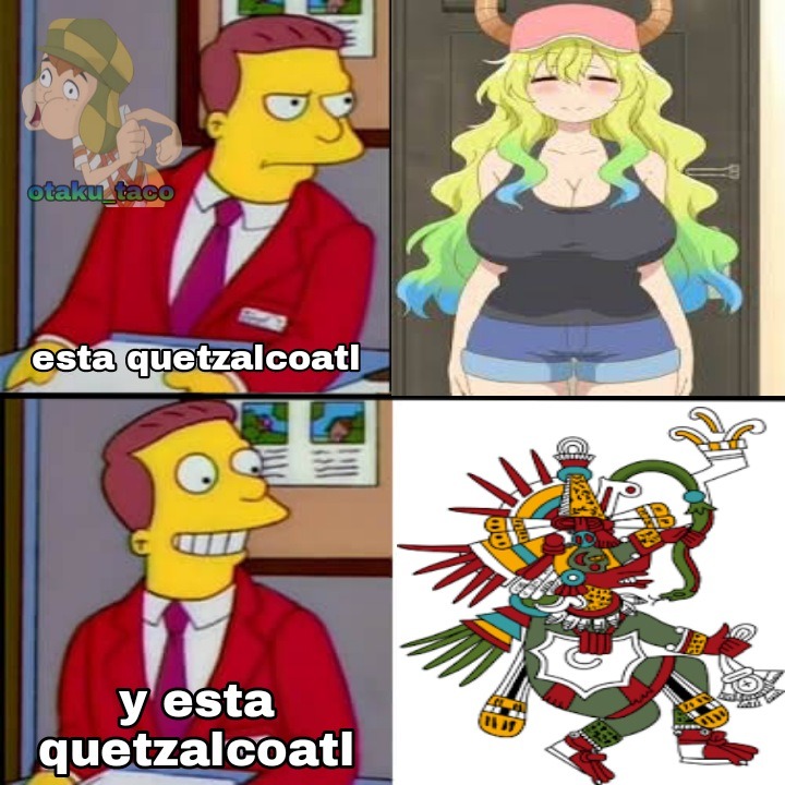 Soy yo o quetzalcoatl se parece mucho a rayquaza - meme