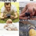People my age and me
