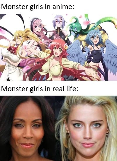 Monster girls - meme
