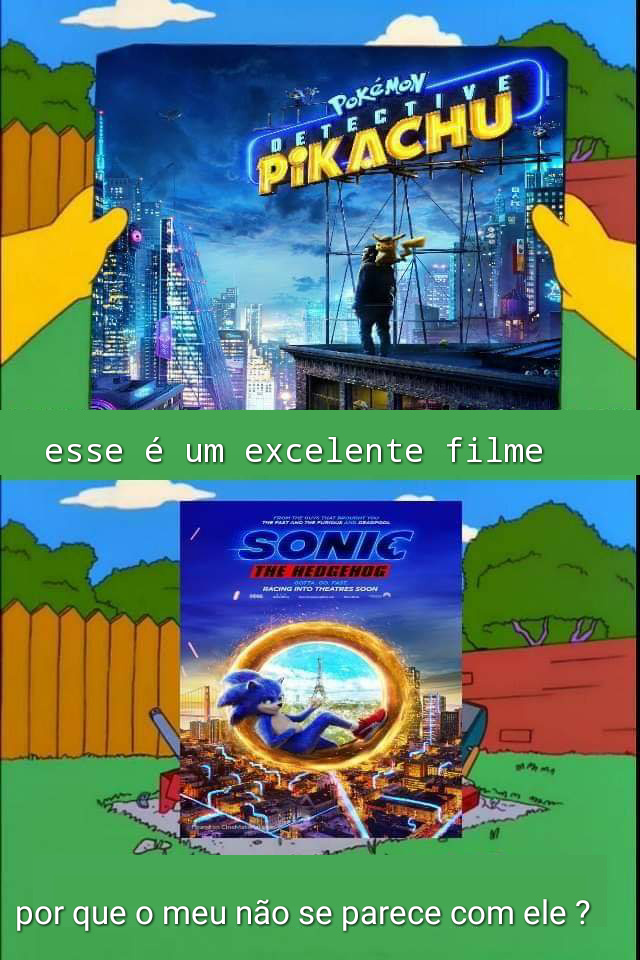 Memes da Vida (Omemesdavidaofc Agora eu quero um filme do Sonic feio odiar  a primeira amar o Sonic feio versão do Sonic em Tico Teco Ememesdavida.ofe  - iFunny Brazil