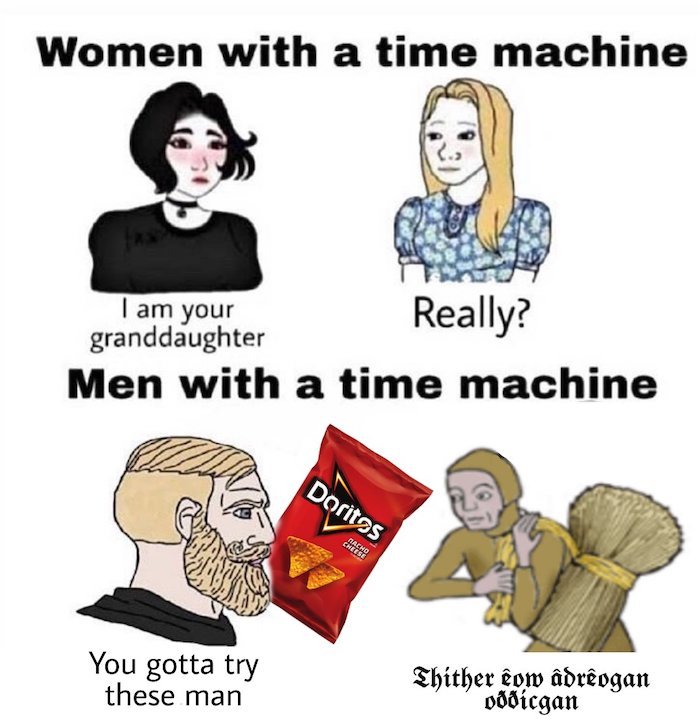 time machine - meme