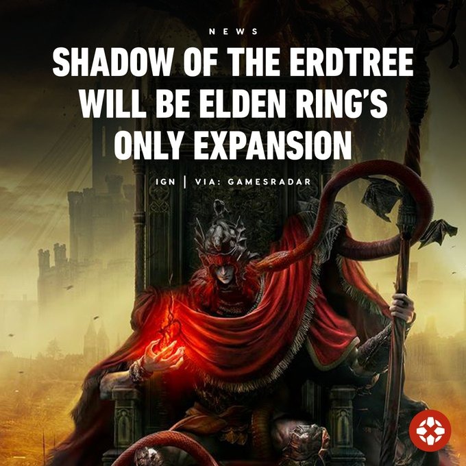 Shadow of the Erdtree will be Elden Ring's only expansion - meme