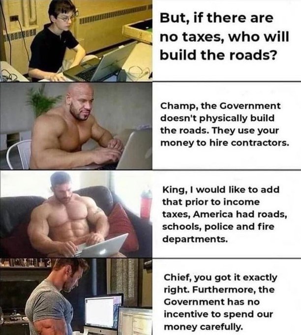 we all hate taxes - meme